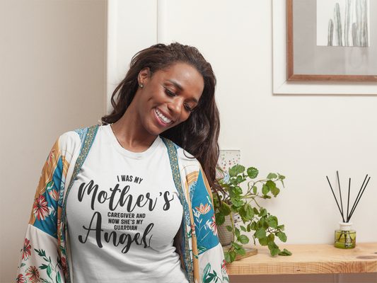 I Was My Mother's Caregiver White Unisex Tee