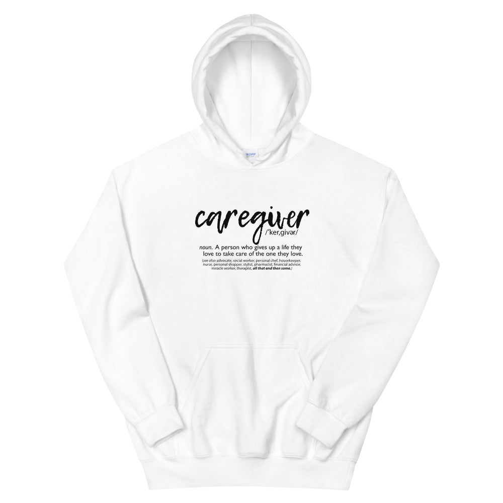 Caregiver Definition Unisex Hoodie